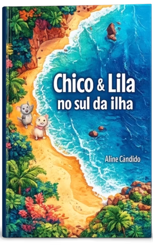 capa do livro infantil chico e lila no sul da ilha